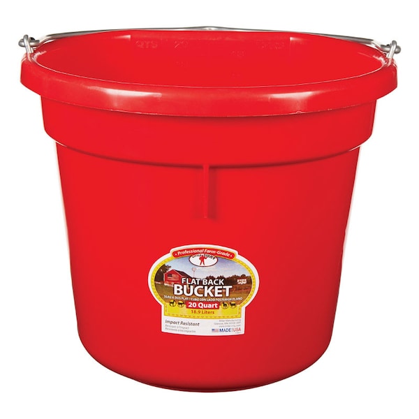 Little Giant 20 qt Bucket Red